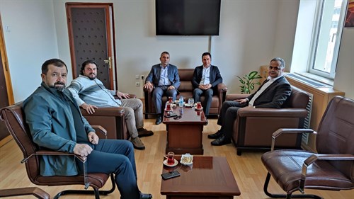 Trabzon Vali Yardımcıları Sayın Ömer ŞAHİN ve Sayın Osman ÇELİKKOL Kaymakamımızı Ziyaret Etti