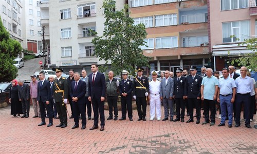 Giresun 42'nci Gönüllü Alay Komutanı Binbaşı Şehit Hüseyin Avni Alparslan Memleketi Tirebolu'da Anıldı