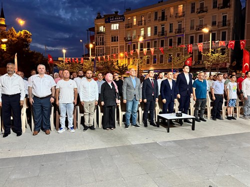 15 Temmuz Demokrasi ve Milli Birlik Günü Etkinlikleri Kapsamında Anma Programı Düzenlendi